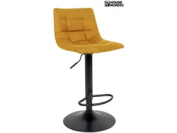 HOUSE NORDIC Barhocker MIDDELFART stoff senffarben