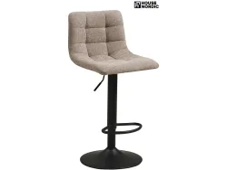 HOUSE NORDIC Barhocker MIDDELFART stoff grau