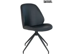 HOUSE NORDIC Stuhl MONTE CARLO Plastik schwarz drehsitz