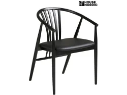 HOUSE NORDIC Stuhl AGUSTIN Plastik schwarz