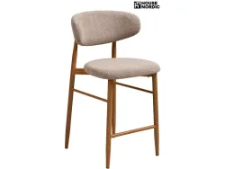 HOUSE NORDIC Barhocker LEVANTO metall sand