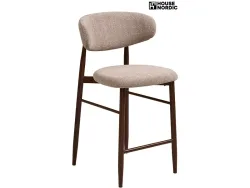 HOUSE NORDIC Barhocker LEVANTO metall sand