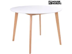HOUSE NORDIC Tisch VOJENS 105x105x75cm weiss