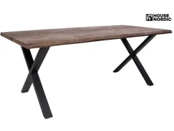 HOUSE NORDIC Tisch TOULON 200x95x75cm rotbraun