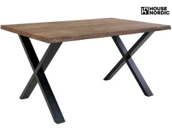 HOUSE NORDIC Tisch TOULON 140x95x75cm rotbraun