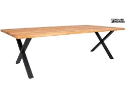 HOUSE NORDIC Tisch TOULON 300x100x75cm hellbraun