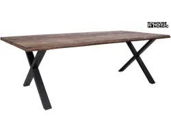 HOUSE NORDIC Tisch TOULON 240x95x75cm rotbraun