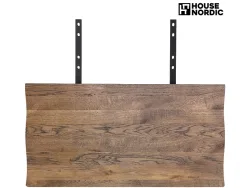 HOUSE NORDIC Set mit 2 Verlängerungen EXTENSION 50x100x4cm rotbraun