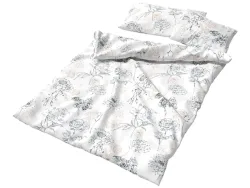 Lotus Bettwaren - Lotus Duvetbezug Renforcé Nelly, Nelly Renforcé Duvetbezug, 240 x 240 cm, Grau