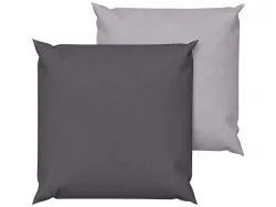 Lotus Bettwaren - Lotus Bettwäsche Bambus Doubleface, Lotus Bambus Doubleface Bettwäsche, 65 x 65 cm, Grau