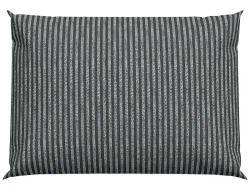 Lotus Bettwaren - Lotus Bettwäsche Bambus Linie anthrazit, Bambus Linie Anthrazit Bettwäsche, 50 x 70 cm