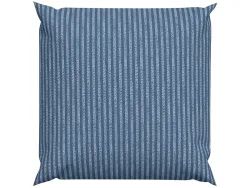 Lotus Bettwaren - Lotus Bettwäsche Bambus Linie, Bambus Linie Bettwäsche, 65 x 65 cm, Blau