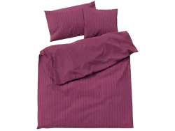 LOTUS Bettbezug SATIN SEERSUCKER 160x210cm baumwollsatin