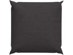Lotus Bettwaren - Lotus Bettwäsche Satin Seersucker uni, Lotus Satin Seersucker Uni Bettwäsche, 65 x 65 cm, Schwarz