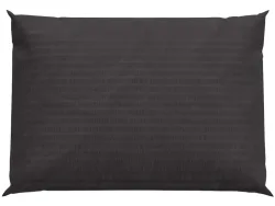 Lotus Bettwaren - Lotus Bettwäsche Satin Seersucker uni, Lotus Satin Seersucker Uni Bettwäsche, 50 x 70 cm, Schwarz