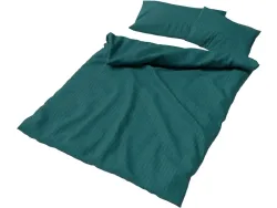 LOTUS Bettbezug SEERSUCKER UNI 200x210cm baumwolle
