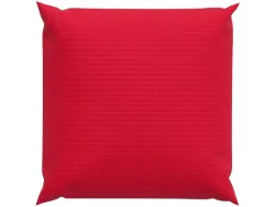 Lotus Bettwaren - Lotus Kopfkissenbezug Seersucker uni, Seersucker Uni Bettwäsche, 65 x 65 cm, Rot