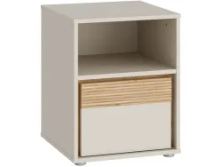 Nachttisch WEXLIN 1 Schublade 41.3x42x52.1cm sand dekor