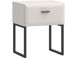 Nachttisch AKIHISA 1 Schublade 45.2x38x54.6cm sand dekor