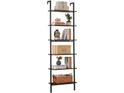 SONGMICS Regal RUSTIK 60x30x204.8cm spanplatte melamin