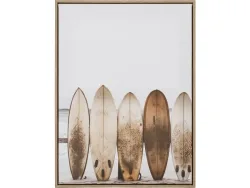 Leinwand bedruckt ALOHA 1 Stück mehrfarbig 60x45x2.5cm