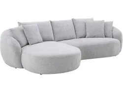 Ecksofa TIMOTI Stoff grau