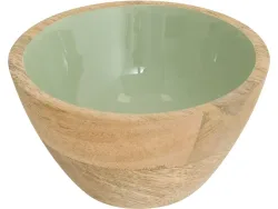 Schälchen INAYA massives holz grün