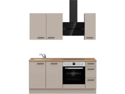 Komplette Küche MODUSET EASYTOUCH PREMIUM Sand ultramatt 60x180cm