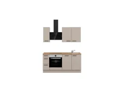 Komplette Küche MODUSET EASYTOUCH PREMIUM Sand ultramatt 60x180cm