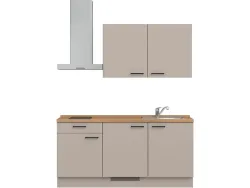 Komplette Küche MODUSET EASYTOUCH CLASSIC Sand ultramatt 60x180cm