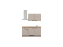 Komplette Küche mit Elektrogeräten MODUSET EASYTOUCH CLASSIC Sand ultramatt 60x180cm