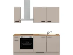 Komplette Küche MODUSET EASYTOUCH CLASSIC Sand ultramatt 60x210cm