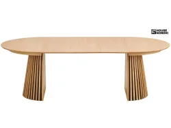 HOUSE NORDIC Tisch ausziehbar OSAKA 120-160-200-240x120x75cm eiche