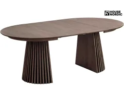 HOUSE NORDIC Tisch ausziehbar OSAKA 120-160-200x120x75cm rotbraun