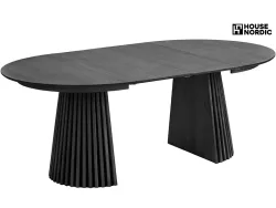 HOUSE NORDIC Tisch ausziehbar OSAKA 120-160-200x120x75cm schwarz