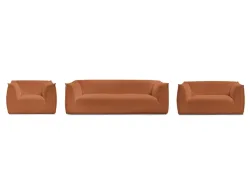 BOBOCHIC Sessel+2er+3er Sofa GIORGIA