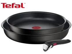 Kochset INGENIO UNLIMITED TEFAL 3 Stück aluminium Schwarz