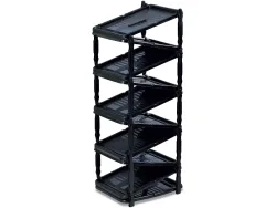 Schuhablage DEAHOME ZIP 10 Paar Schuhe schwarz