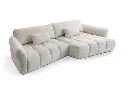 Ecksofa JUST 4 YOU NINA Polyester cremeweiss