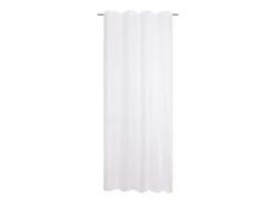 Vorhang LAZARO 140x240cm kräuselband glitzernd weiss