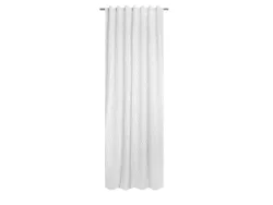 Vorhang KAMELY 140x240cm kräuselband durchsichtig weiss