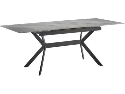 Tisch ausziehbar CROSS II 160-200x90x75cm grau