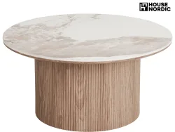 HOUSE NORDIC Couchtish ATHENS 80x80x40cm holz