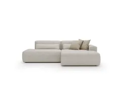 Ecksofa REVE Stoff beige
