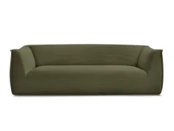 3er Sofa BOBOCHIC GIORGIA Cord-Stoff grün