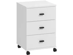 Schubladenelement ALMOND 3 Schubladen 38.6x35.2x56.4cm weiss