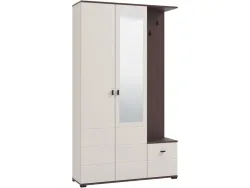 Garderobe CANVEY 115.4x35.2x197.2cm eiche dunkel