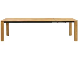 BOBOCHIC Tisch ausziehbar HORTENSE 220-300x90x76cm eiche