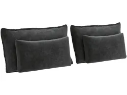 Set 4 Kissen MAGIC 30x65cm beton grau unifarben