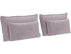 Set 4 Kissen MAGIC 30x65cm lila unifarben